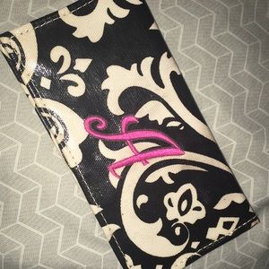 “A” clutch/wallet